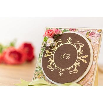 Gemini Foil Stamp  Elegance Monogram Foil Stamp  -  Hotfoil - 