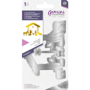 Gemini Foil Stamp  Foil Stamp Die Elements Nativity Scene  -  Hotfoil - 