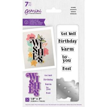 Gemini Wishes Stamp & Die - Stempel & Stanze 
