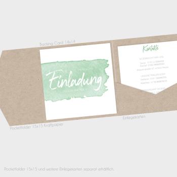 Backig-Card_14x14cm Geometric Eukalyptus