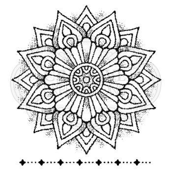 Woodware Set Mandala One  Clear Stamps - Stempel 