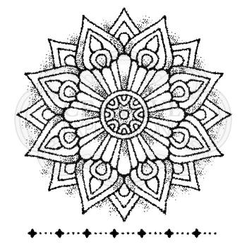 Woodware Set Mandala One Clear Stamps - Stempel 