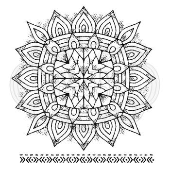 Woodware Set Mandala Two Clear Stamps - Stempel 