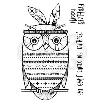 Woodware Set Bo-Hoot! Clear Stamps - Stempel 