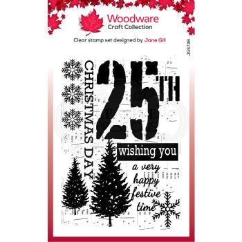 Woodware Music Christmas  Clear Stamps - Stempel 