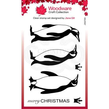 Woodware King Penguins  Clear Stamps - Stempel 