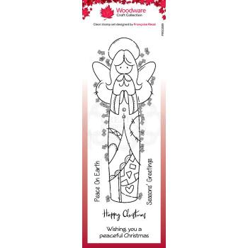 Woodware Patch Angel Clear Stamps - Stempel 