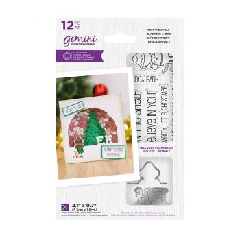 Gemini Peek-A-Boo Elf Stamp & Die - Stempel & Stanze 