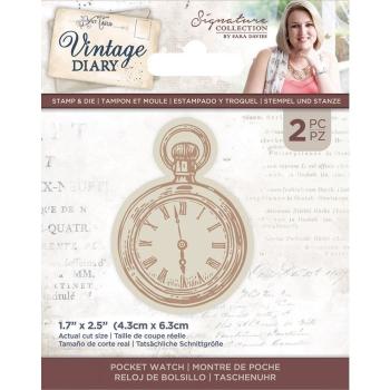 Crafters Companion - Vintage Diary Pocket Watch - Stanze & Stempel