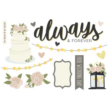 Simple Stories Simple Pages Pieces Wedding (15912)   -  Stanzteile