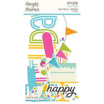 Simple Stories Simple Pages Pieces Birthday (15915)   -  Stanzteile