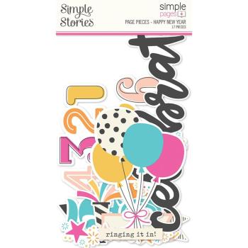 Simple Stories Simple Pages Pieces Happy New Year (15904)   -  Stanzteile