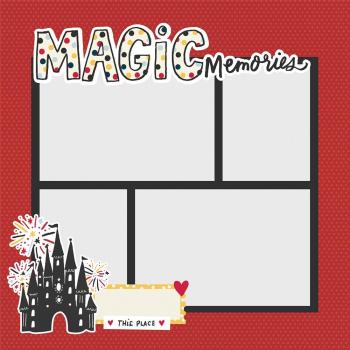 Simple Stories Simple Pages Pieces Magic Memories (15928)   -  Stanzteile