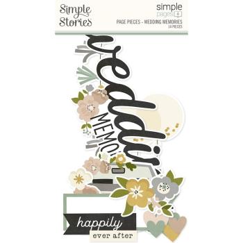 Simple Stories Simple Pages Pieces Wedding Memories (15527) - Stanzteile