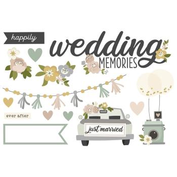 Simple Stories Simple Pages Pieces Wedding Memories (15527)   -  Stanzteile