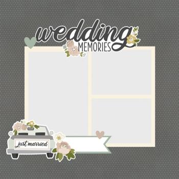 Simple Stories Simple Pages Pieces Wedding Memories (15527)   -  Stanzteile