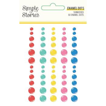 Simple Stories   Sunkissed  Enamel Dots