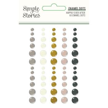 Simple Stories Happily Ever After Enamel Dots