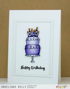 Janes Doodles "Cake!" Clear Stamp - Stempelset