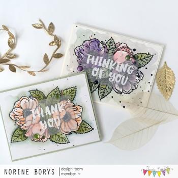 Janes Doodles " Bloom" Clear Stamp - Stempelset
