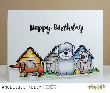 Janes Doodles " Dogs" Clear Stamp - Stempelset