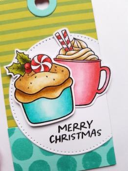 Janes Doodles " Holiday Sweets" Clear Stamp - Stempelset