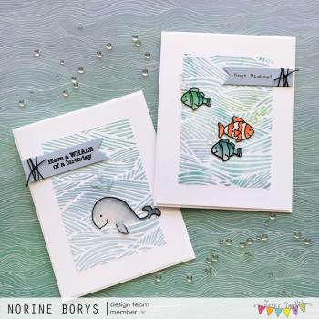Janes Doodles " Under The Sea" Clear Stamp - Stempelset