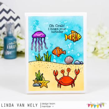 Janes Doodles " Under The Sea" Clear Stamp - Stempelset