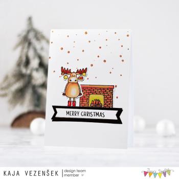 Janes Doodles " Warm and Cozy" Clear Stamp - Stempelset