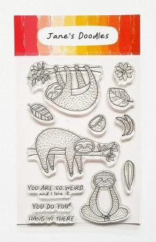 Janes Doodles " Weird" Clear Stamp - Stempelset