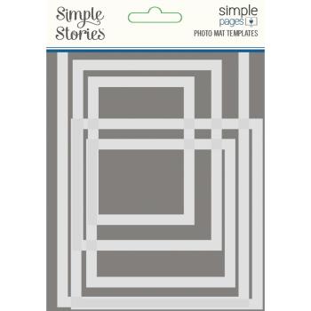 Simple Stories Simple Pages Template Photo Mat  - Schablone