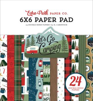 Echo Park "Let's Go Camping" 6x6" Paper Pad