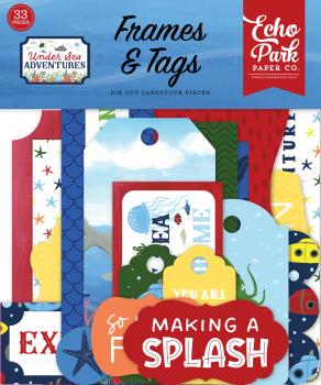 Echo Park "Under Sea Adventures" Frames & Tags