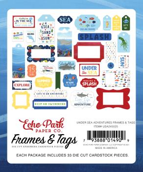 Echo Park "Under Sea Adventures" Frames & Tags