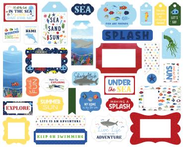 Echo Park "Under Sea Adventures" Frames & Tags