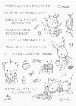 My Favorite Things Stempelset "Crafty Companions" Clear Stamp Set