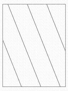 My Favorite Things Die-namics "Slanted Stripes Cover-Up" | Stanzschablone | Stanze | Craft Die