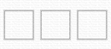 My Favorite Things Die-namics "Slimline Stitched Square Trio" | Stanzschablone | Stanze | Craft Die