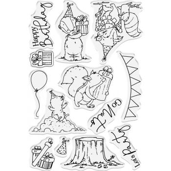 Crafters Companion -Lee Holland Stamp & Die Birthday Wishes - Stanze & Stempel
