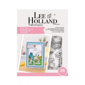 Crafters Companion - Lee Holland Stamp & Die Family Time - Stanze & Stempel
