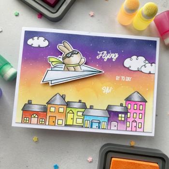 Time For Tea Clear Stamps Hillside Village 