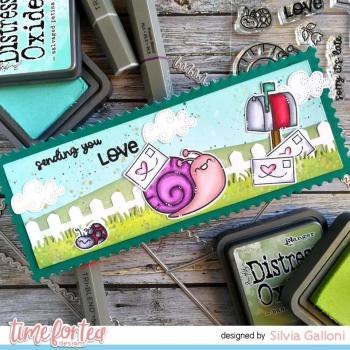 Time For Tea Stencil Scene Builder Slimline