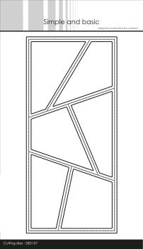 Simple and Basic " Slimcard Wonky Windows" Stanze - Die