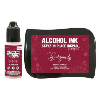 Couture Creations Stayz in Place Alcohol Ink Pearlescent -  Stempelkissen Perlglanz   Burgundy