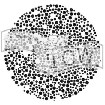 The Crafters Workshop Microbial   Stencil - Schablone 6x6"