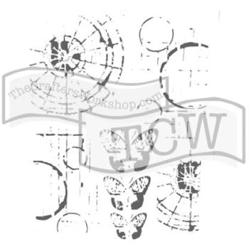 The Crafters Workshop Specimen   Stencil - Schablone 6x6"