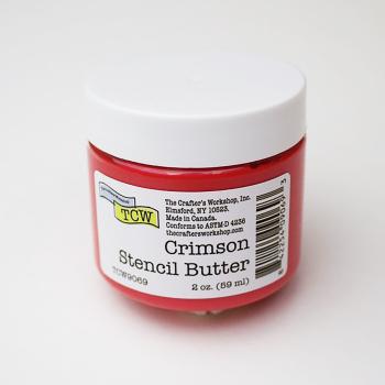 The Crafters Workshop Crimson  Stencil Butter - Modellierpaste