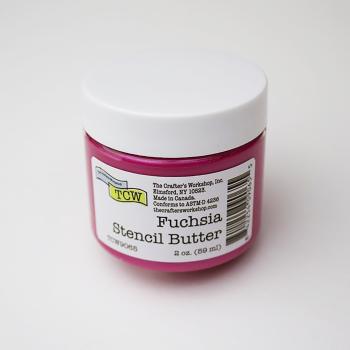 The Crafters Workshop Fuchsia  Stencil Butter - Modellierpaste