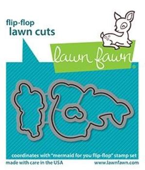 Lawn Fawn Craft Dies - Mermaid for You Flip-Flop