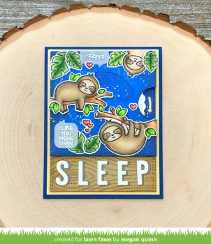 Lawn Fawn Stempelset "I Like Naps" Clear Stamp